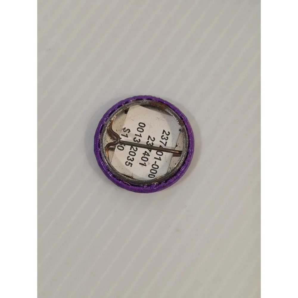 Transformers Decepticon Logo Purple Pinback Button Hasbro Robot Badge‎
